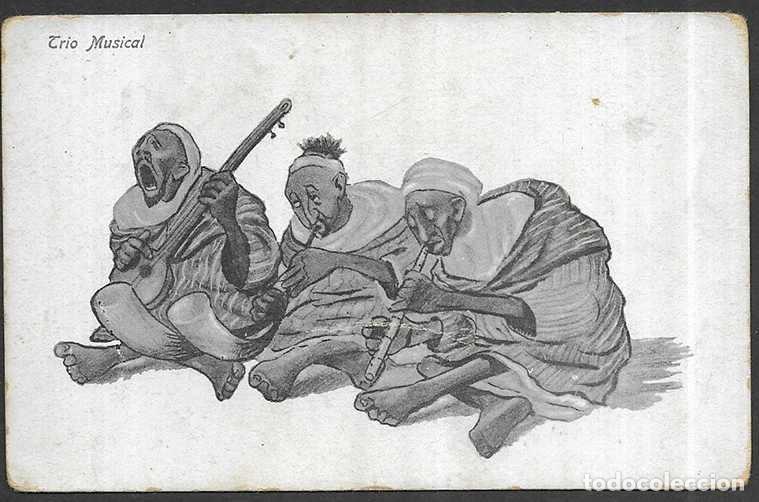 Postales: Postal Humor. Trio Musical. Edici&oacute;n Boix Hermanos. D. Mullor