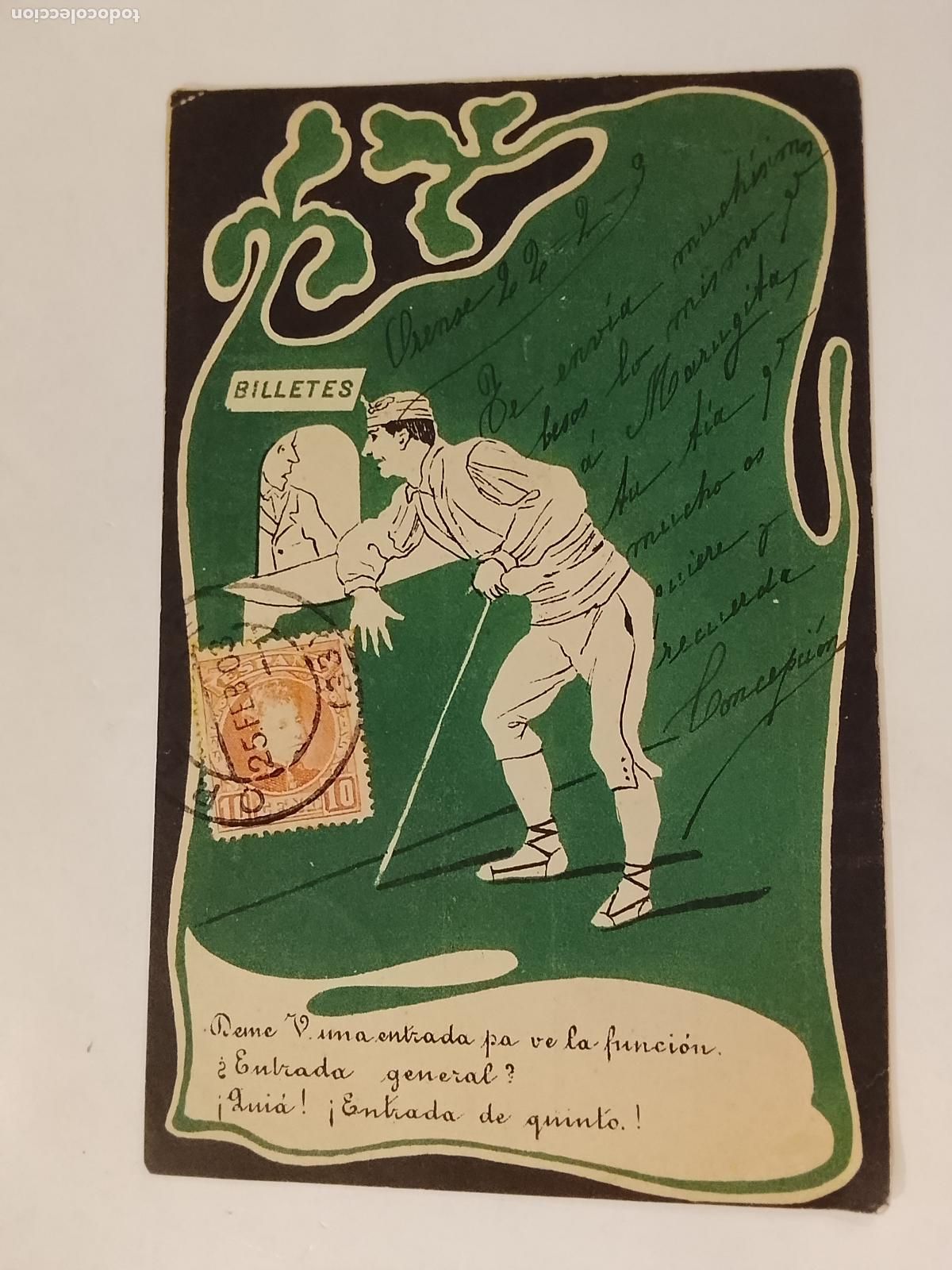 Postales: ARAGON - COLECCION BATURRA - SERIE A NUM 2 - REVERSO SIN DIVIDIR - POSTAL ANTIGUA -(115.376)