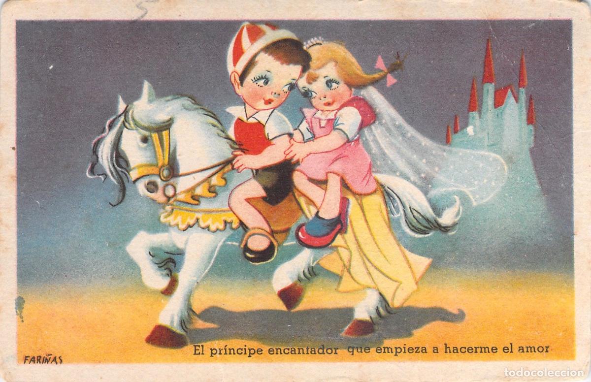 Postales: Postal de Ilustraci&oacute;n Infantil Pr&iacute;ncipe Encantador por Fari&ntilde;as