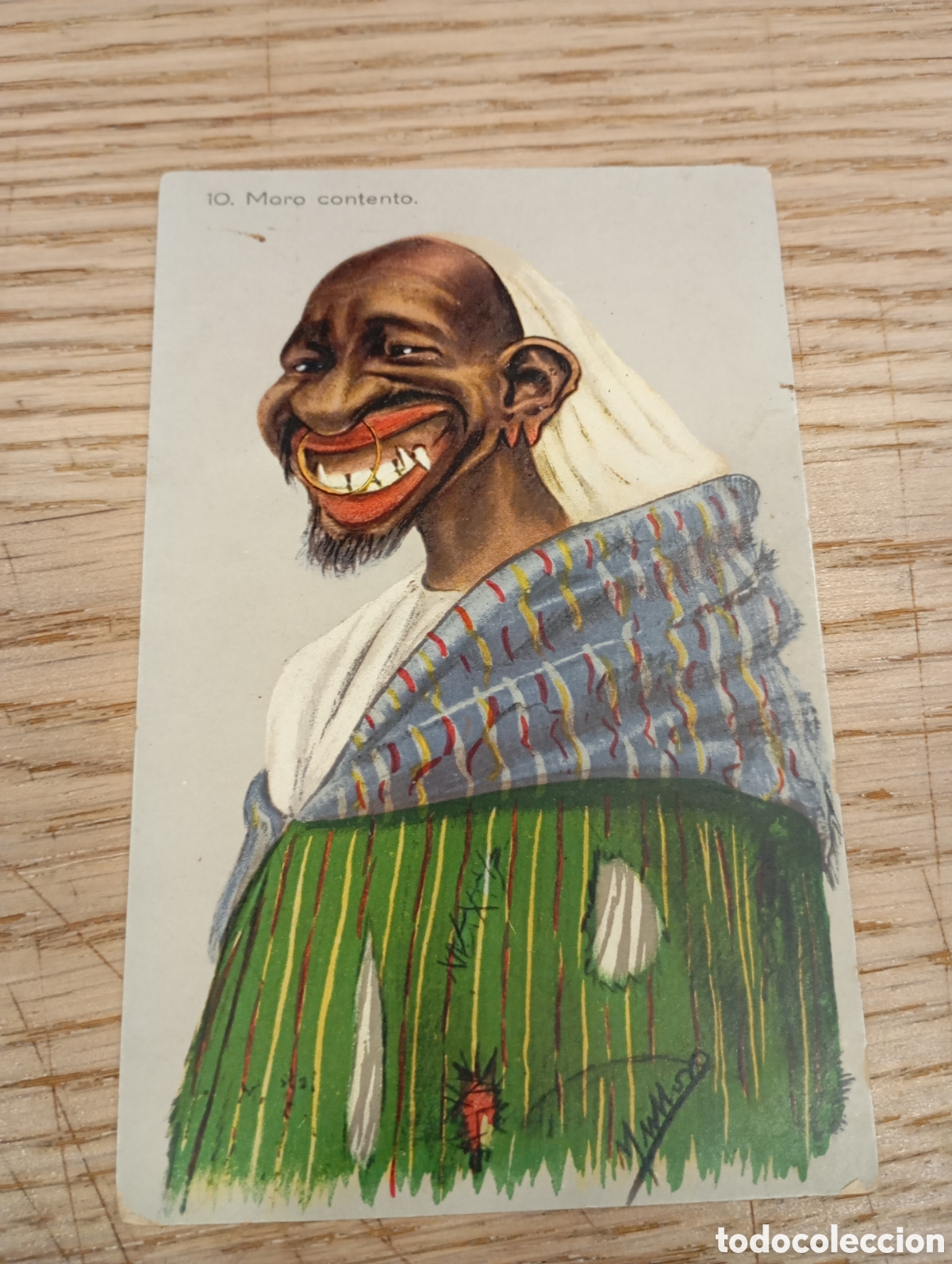 Postales: MORO CONTENTO (MARRUECOS ESPA&Ntilde;OL)