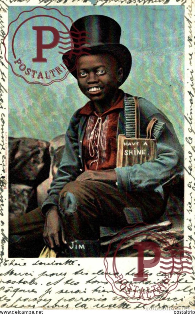 Postales: HAVE A SHINE JIM black americana coleccionblack