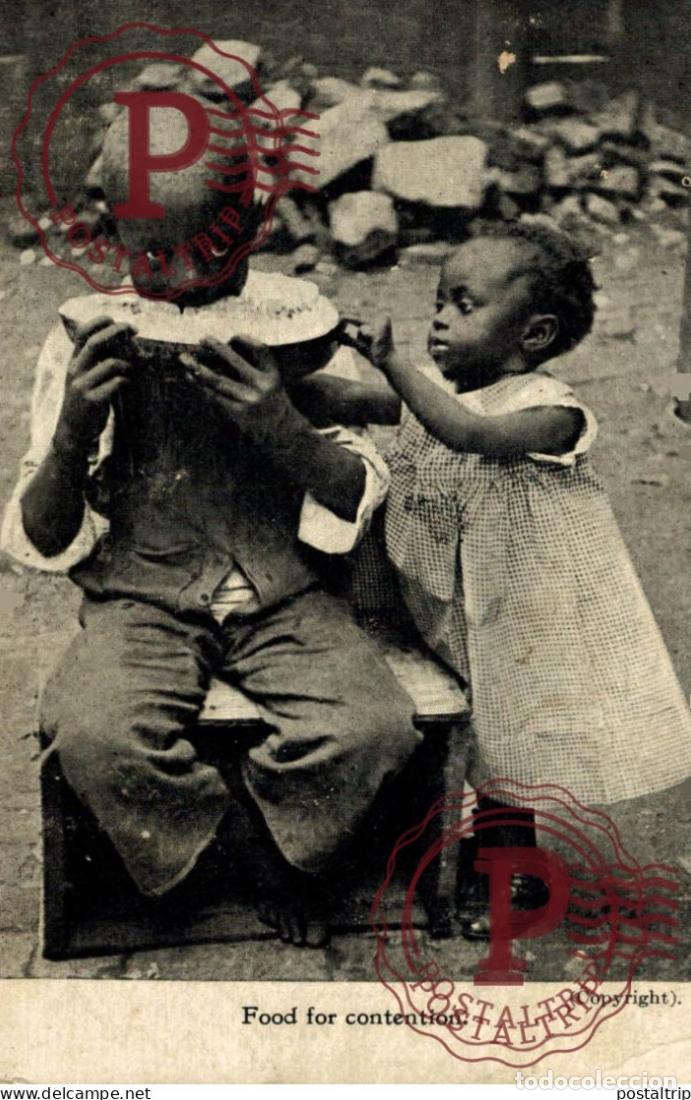 Postales: FOOD FOR CONTENTION black americana coleccionblack