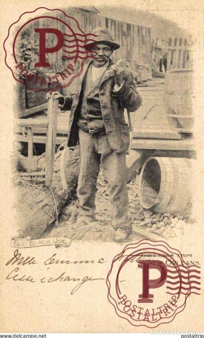 Postales: OLD BLACK JOE GREETINGS FROM NEW ORLEANS black americana coleccionblack