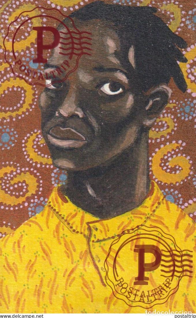 Postkarten: NOT A POSTCARD PRINT VISAGES DE BRUXELLES ... .... afro americana coleccionblack