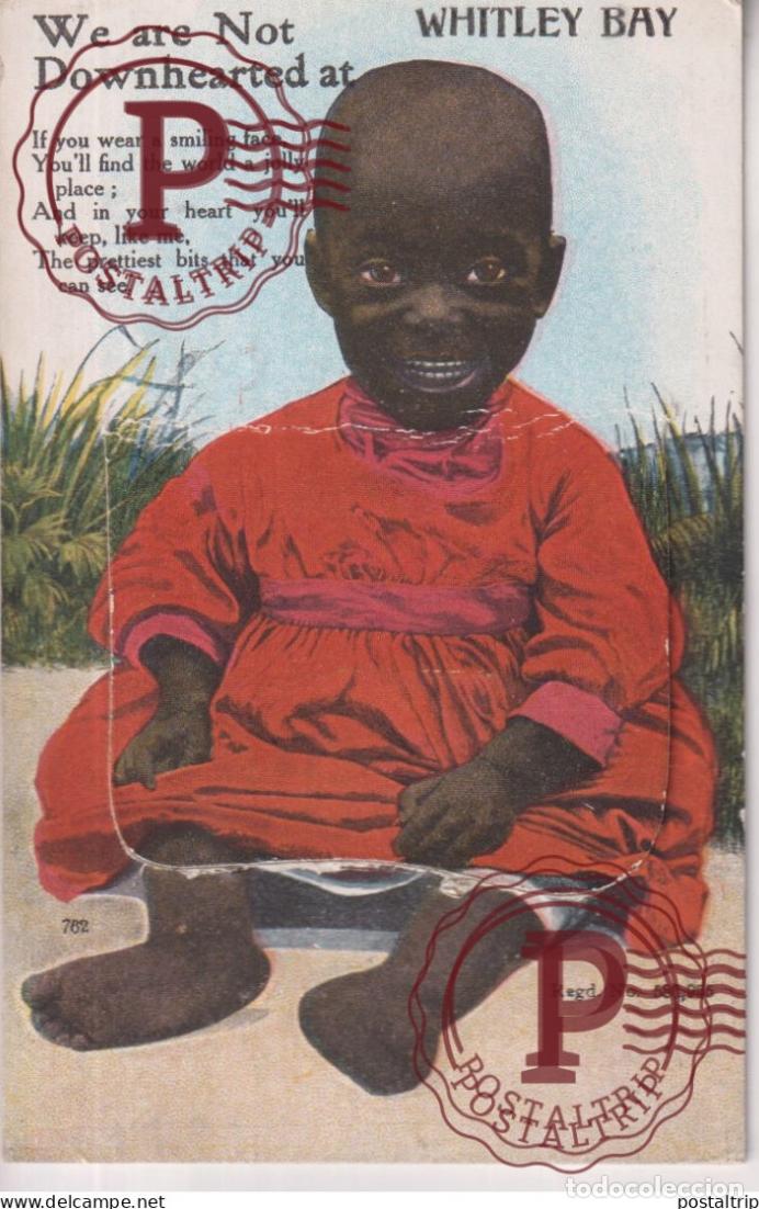 Postales: WHITLEY BAY afro americana coleccionblack