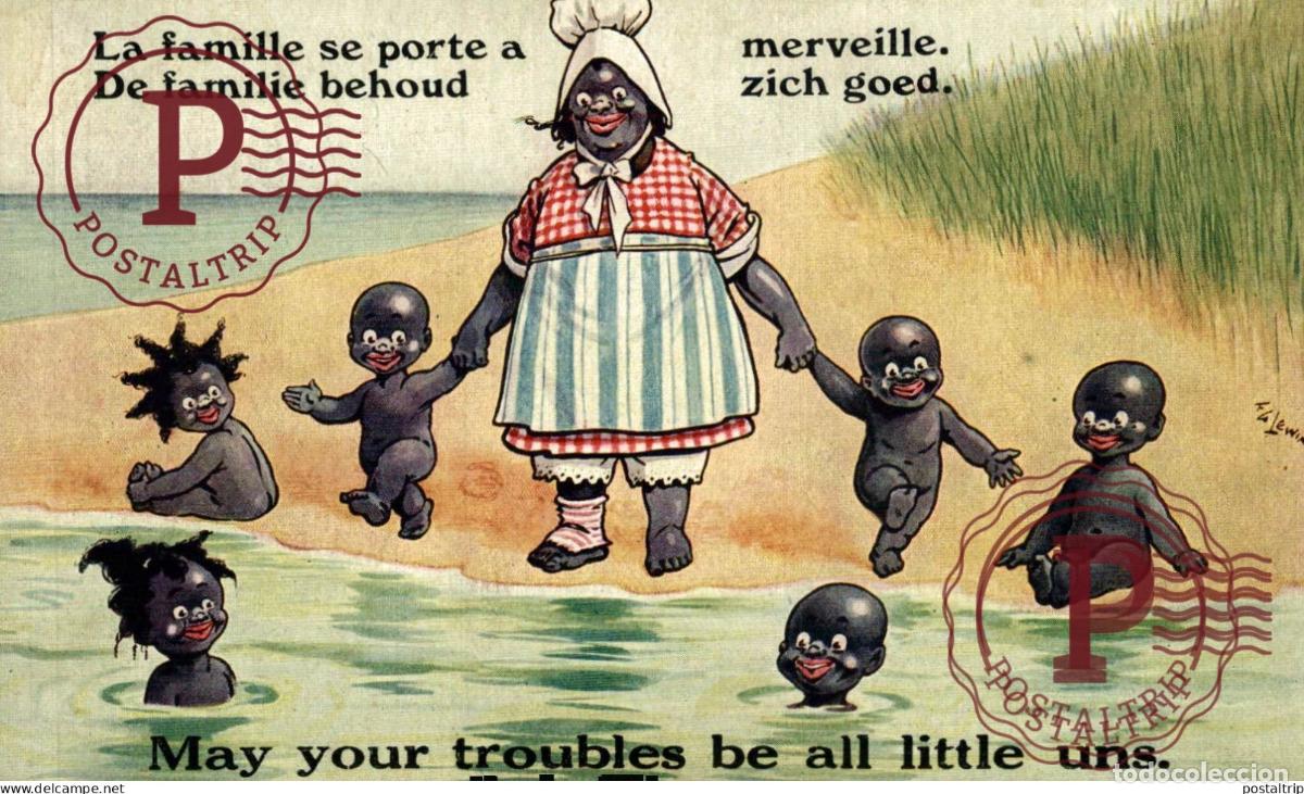 Postales: Illustrateur F G Lewin . BLACK AMERICAN afro americana coleccionblack