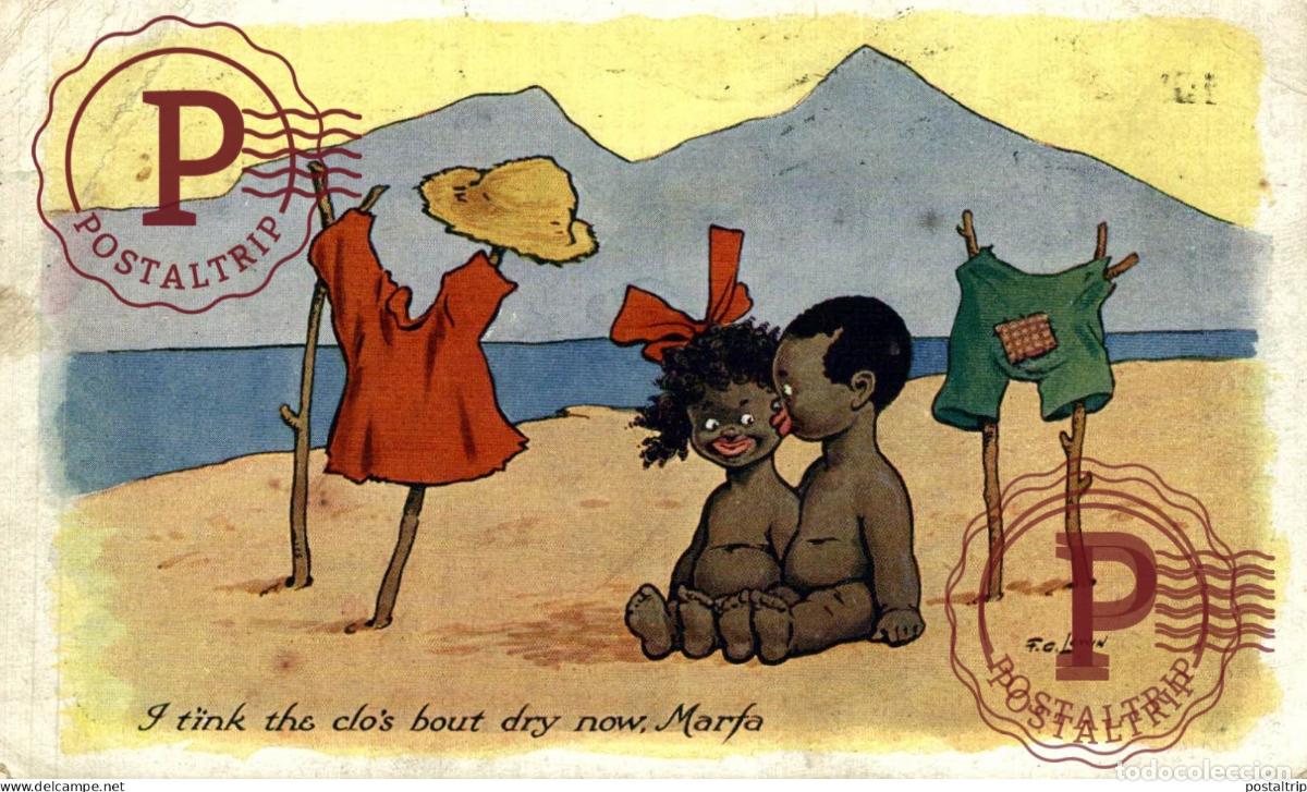 Postales: Illustrateur F G Lewin . BLACK AMERICAN afro americana coleccionblack