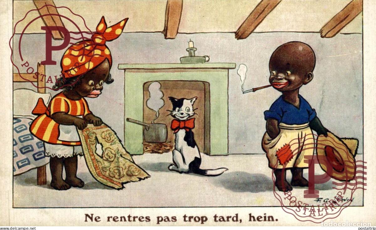 Postales: Illustrateur F G Lewin BLACK AMERICAN afro americana coleccionblack