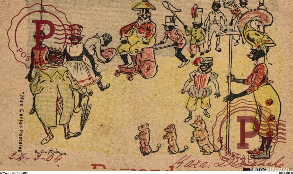 Postales: SIGNED ??? afro americana coleccionblack