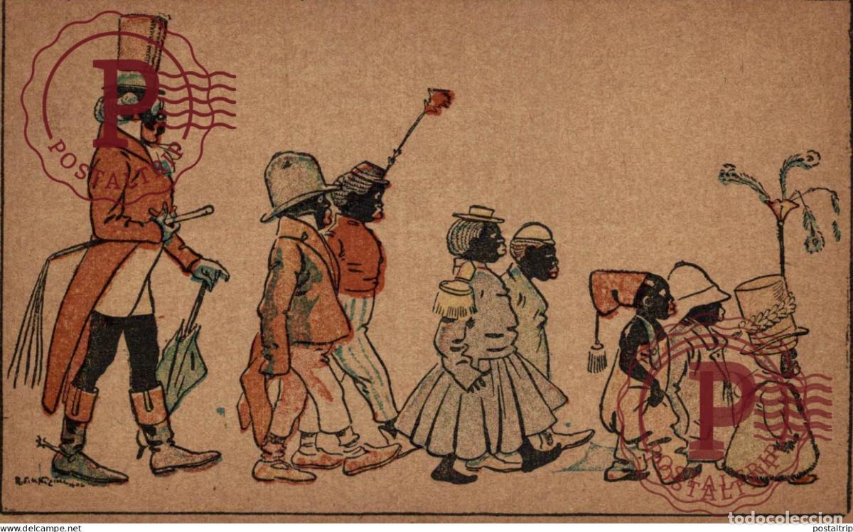 Postales: SIGNED ??? afro americana coleccionblack