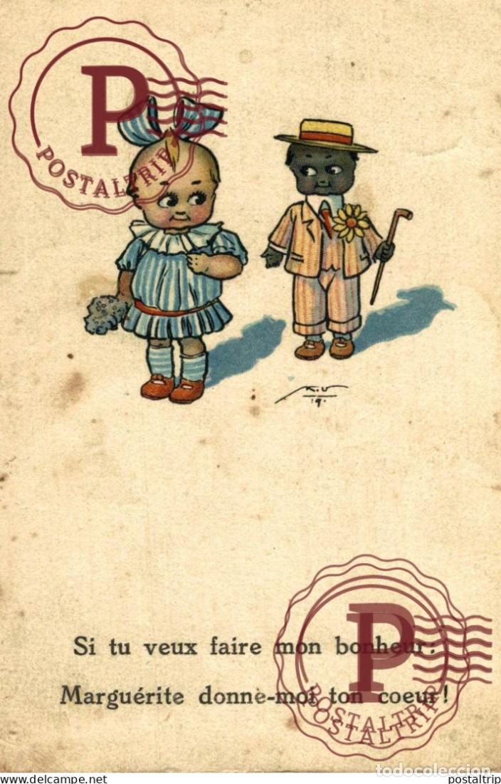 Postales: SIGNED KV 1919 afro americana coleccionblack