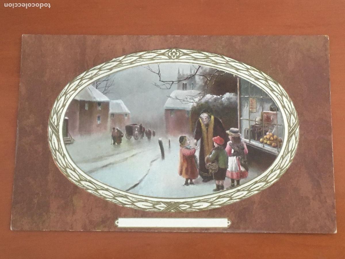 Postales: postal ilustrada modernista con relieve perfecto estado