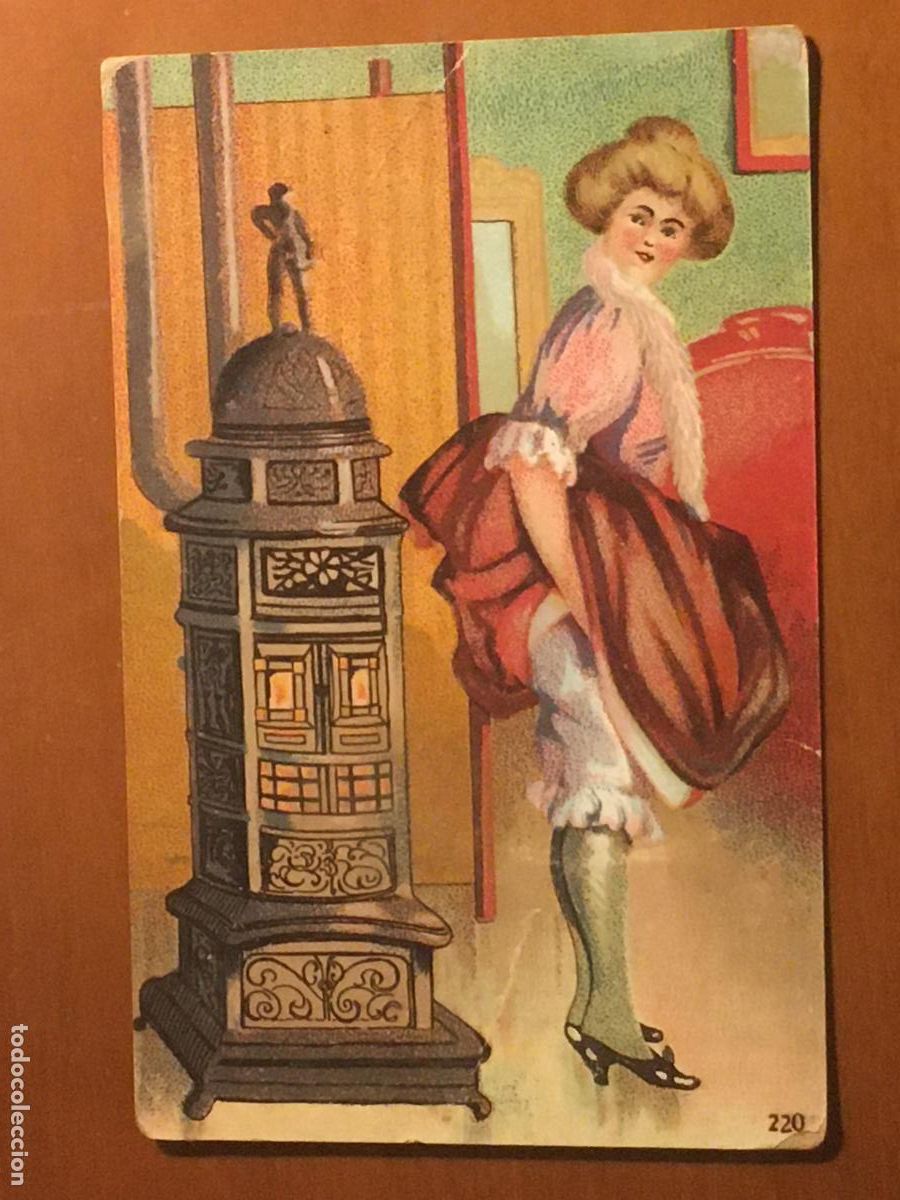 Postales: postal ilustrada publicitaria original antigua