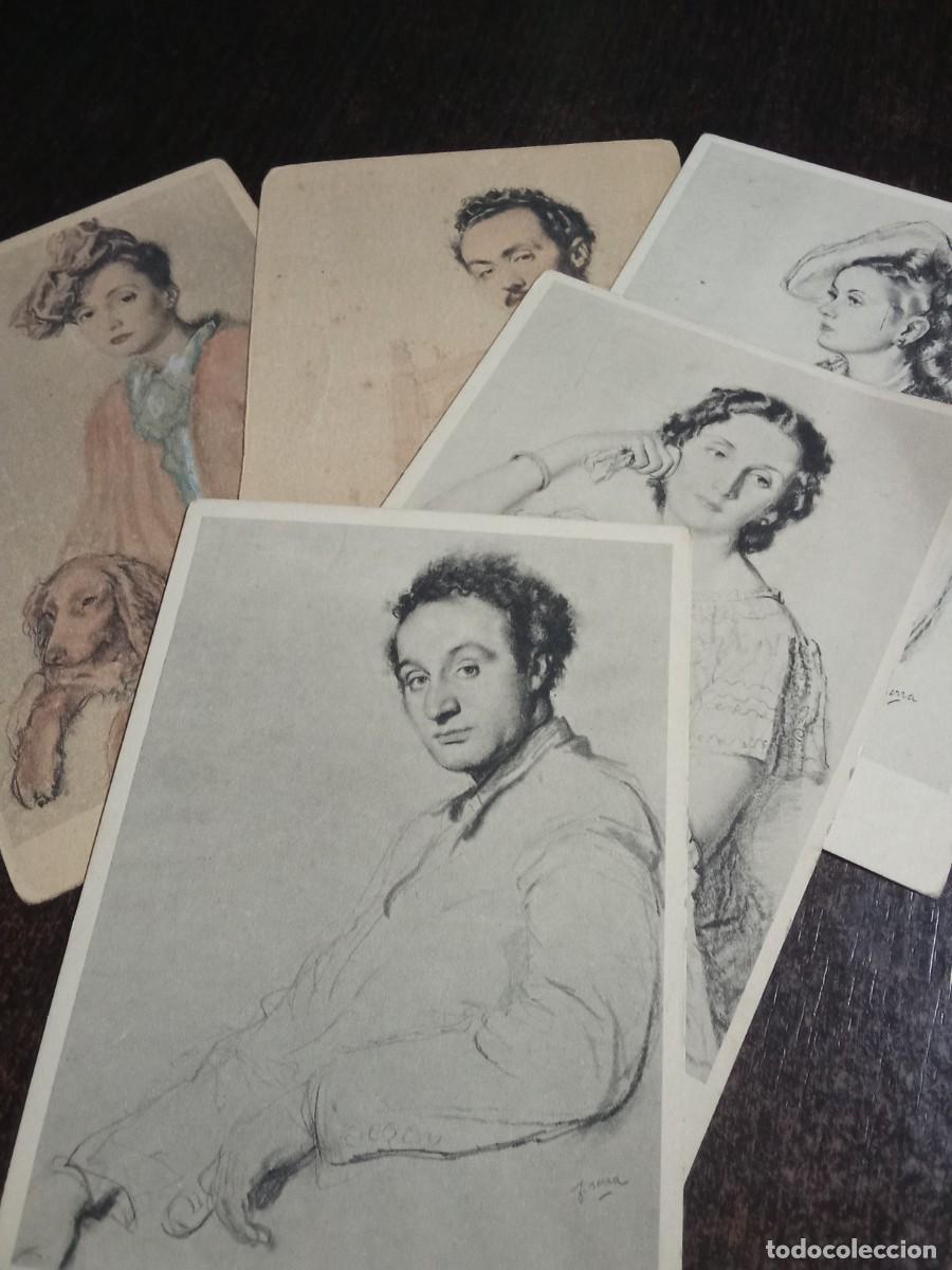 Postales: Francisco Serra.5 postales.