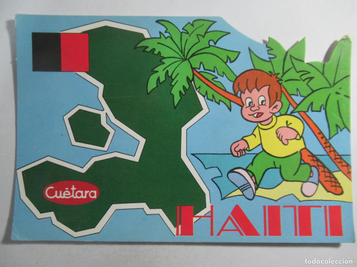 Postales: Postal Troquelada - Galletas Cu&eacute;tara - Haiti - S/C