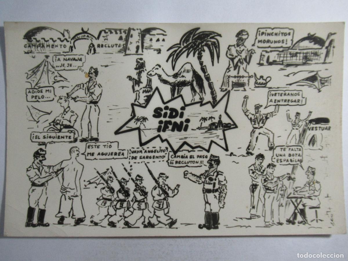 Postales: Postal mili recluta humor - Escrita