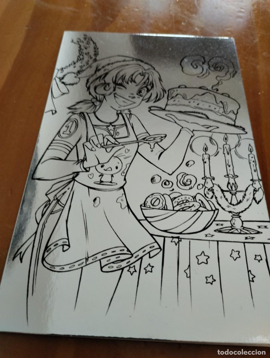 Postales: Postal de Navidad revista Witch. Disney.