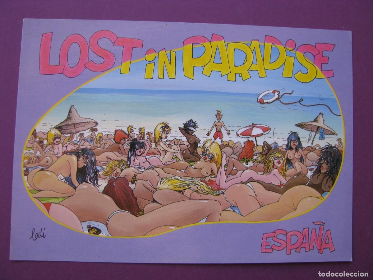 Postales: POSTAL DE IL. JOHN LODI. SUNNY POST. ESPA&Ntilde;A. LOST IN PARADISE.