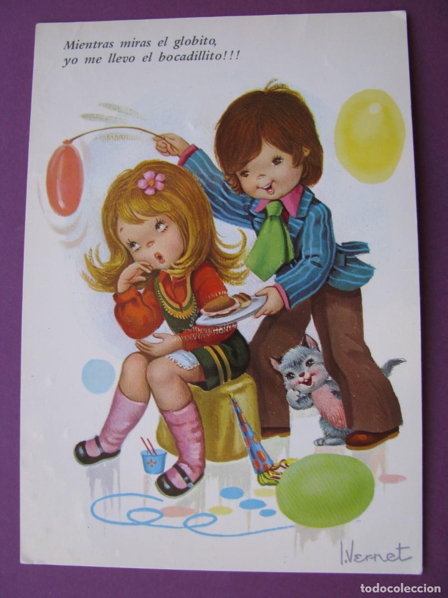 Postales: POSTAL DE IL. I. VERNET. C. Y Z. 7565/31-D. ESCRITA