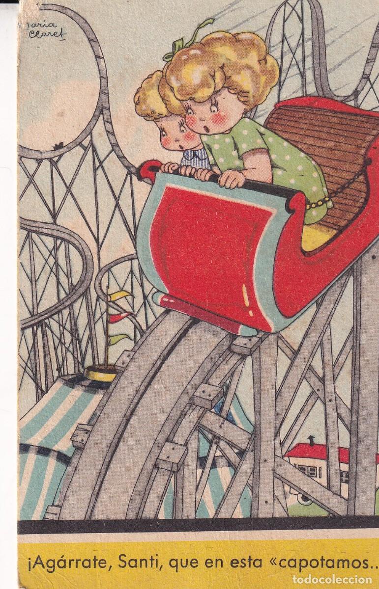 Postales: ANTIGUA POSTAL COMICA ILUSTRADOR MARIA CLARET SERIE N NUMERO 2