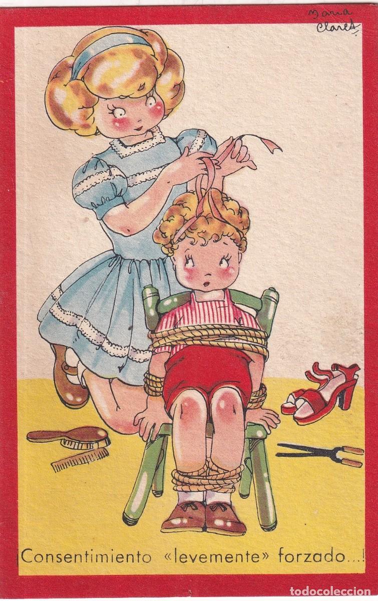 Postales: POSTAL MAR&Iacute;A CLARET. MARI PEPA. SERIE R N&Uacute;MERO 4. ESCRITA EN 1946