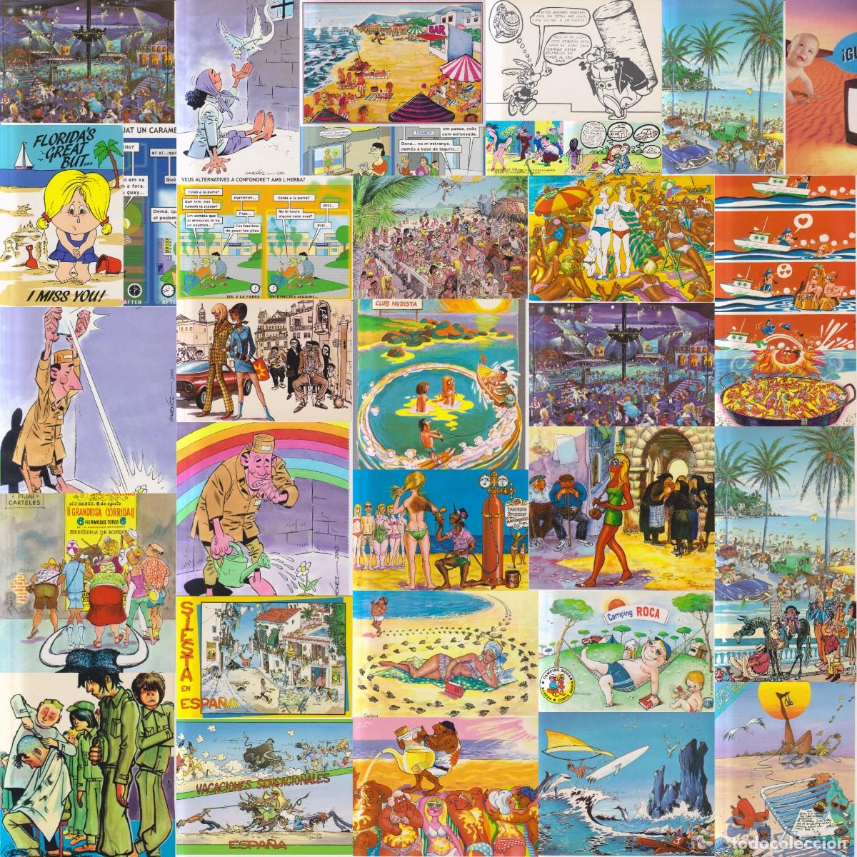 Postales: LOTE 36 POSTALES DE HUMOR O VI&Ntilde;ETA DE COMIC