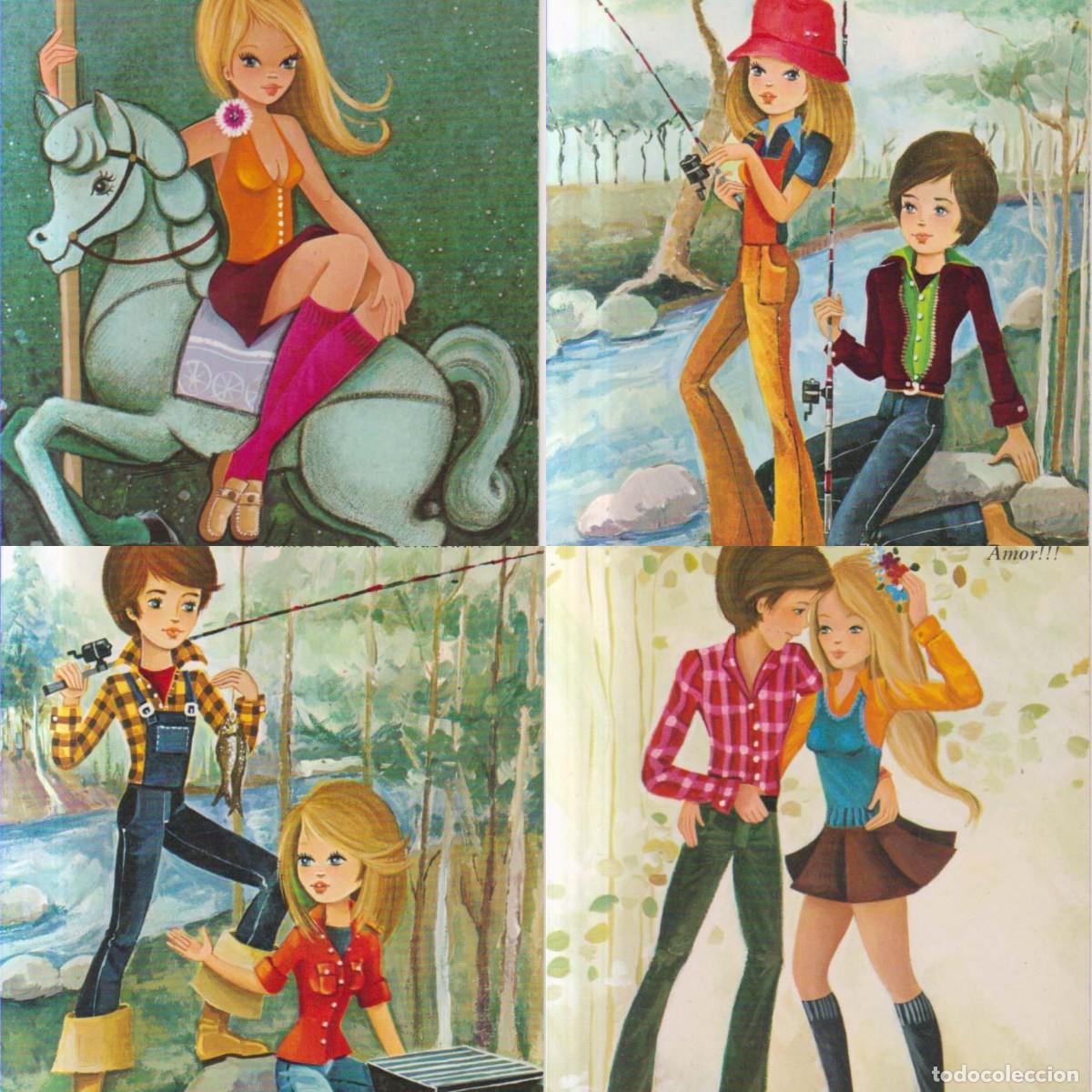 Postales: LOTE 4 POSTALES DE FELICITACION JUVENIL POR ROC