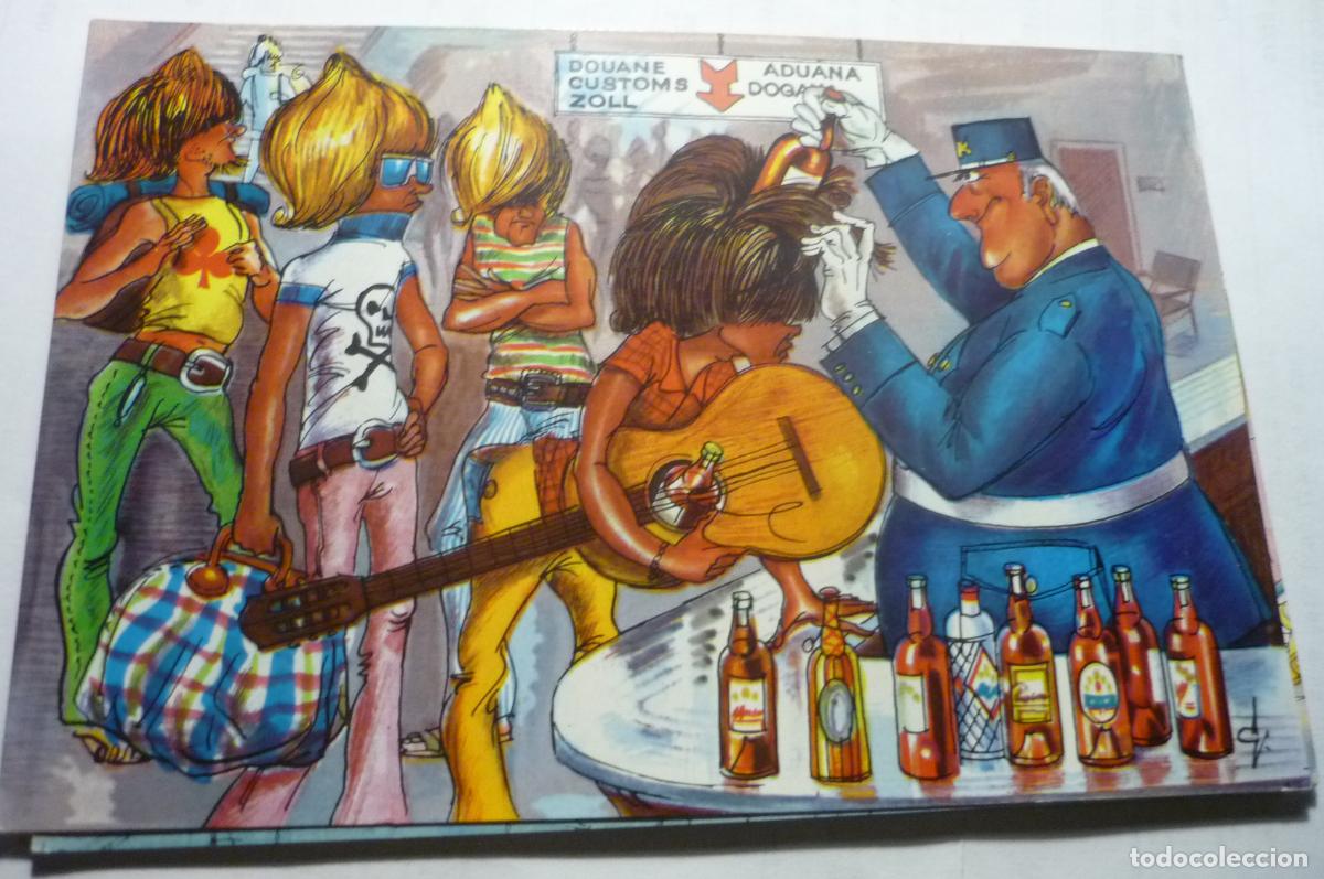 Postales: postal humor spanistyp dibujo