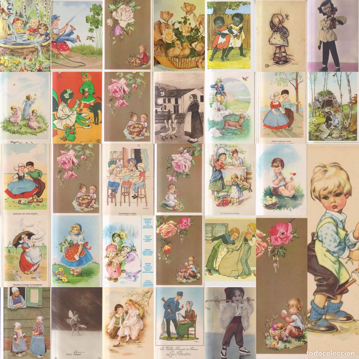 Postales: LOTE 19 POSTALES ILUSTRADAS JUVENILES