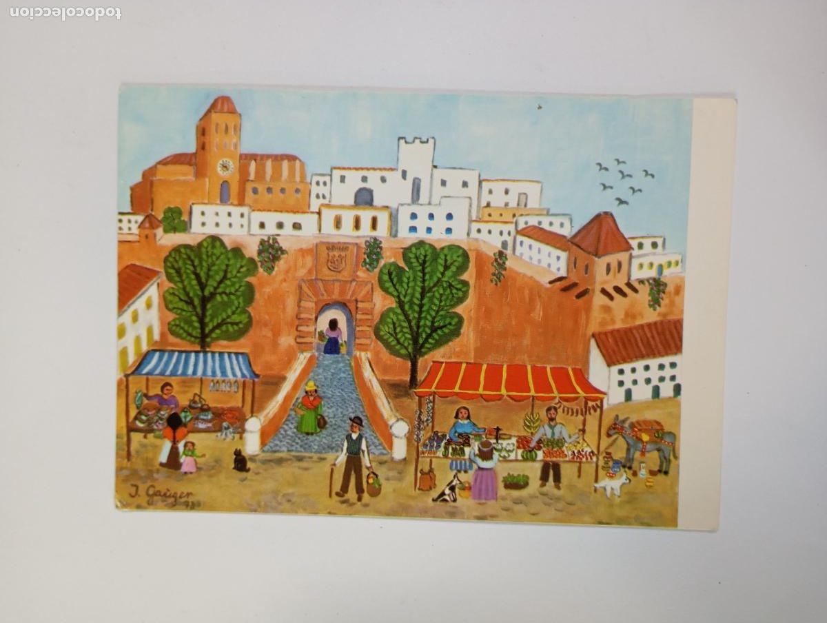 Postales: POSTAL INGEBORG GAUGER. PINTURA NAIF MERCADO. TDKP28Z4