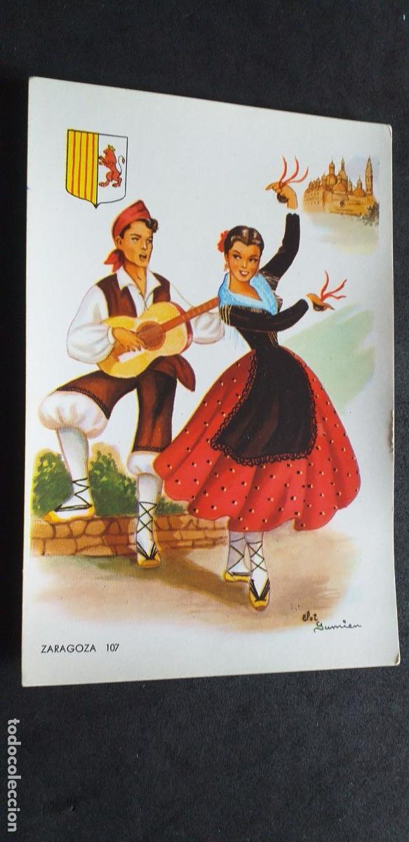 Postales: DIBUJOS-V18-IV-150X105mm.-ZARAGOZA-NO ESCRITA