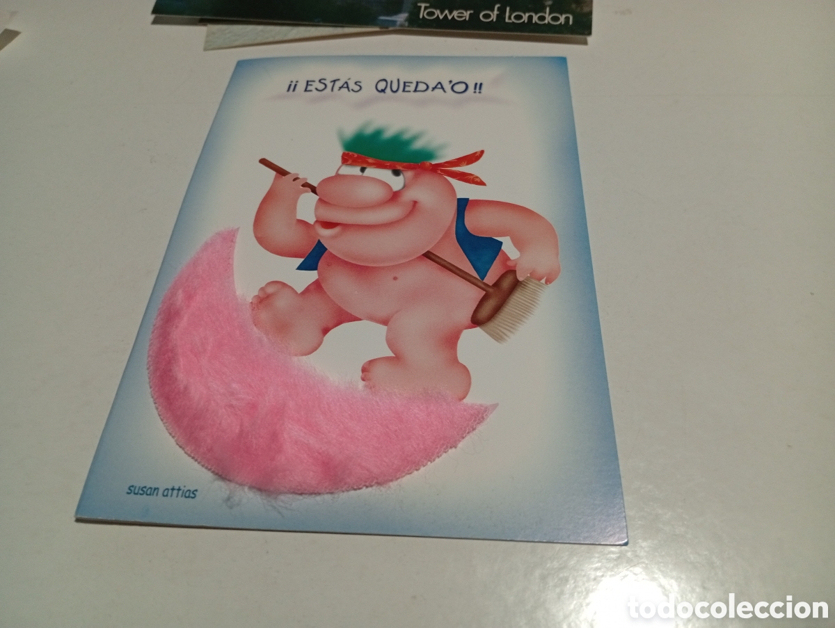 Postales: Postal mundoazul, est&aacute;s queda,o