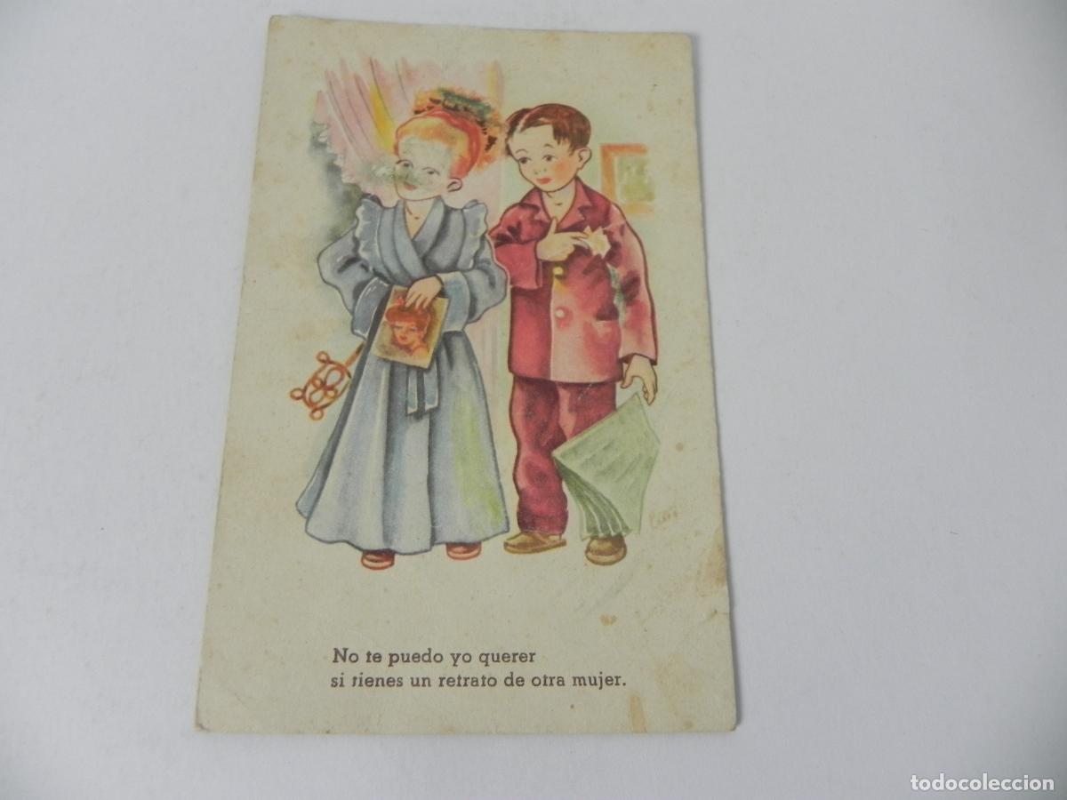 Postales: Antigua Postal Infantil C.M.B. Serie 87 - A&ntilde;o 1947 - Texto Manuscrito Curioso - (Se&ntilde;ales de uso)