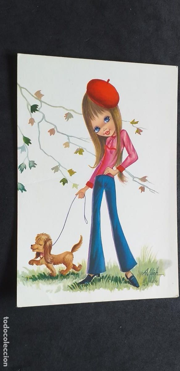 Postales: DIBUJOS-V18-IV-150X105mm.-NI&Ntilde;AS-ESCRITA..