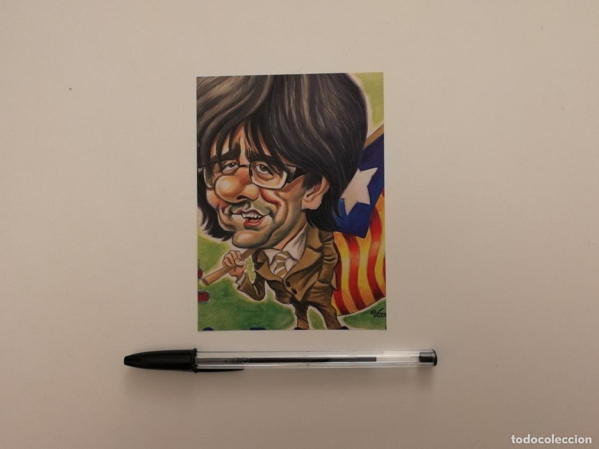Postales: TARJETA ACARTONADA - CARICATURA CARLOS PUIGDEMONT - INDEPENDENTISMO - CATALU&Ntilde;A