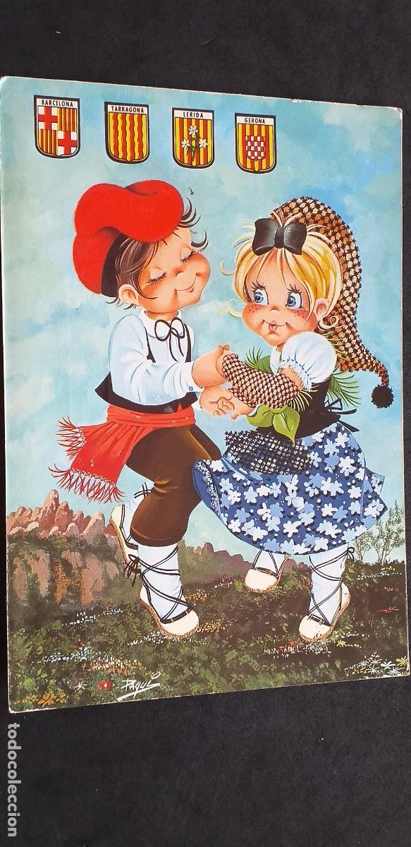 Postales: DIBUJOS-V18-IV-150X105mm.-PAREJAS-CIRCULADA