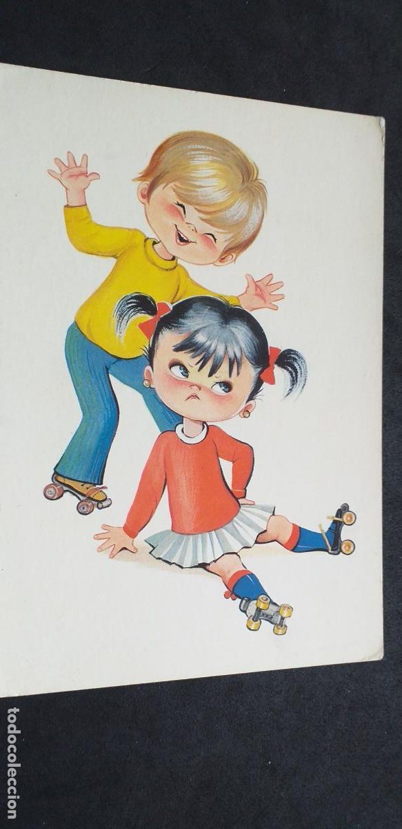 Postales: DIBUJOS-V18-IV-150X105mm.-PAREJAS-ESCRITA.