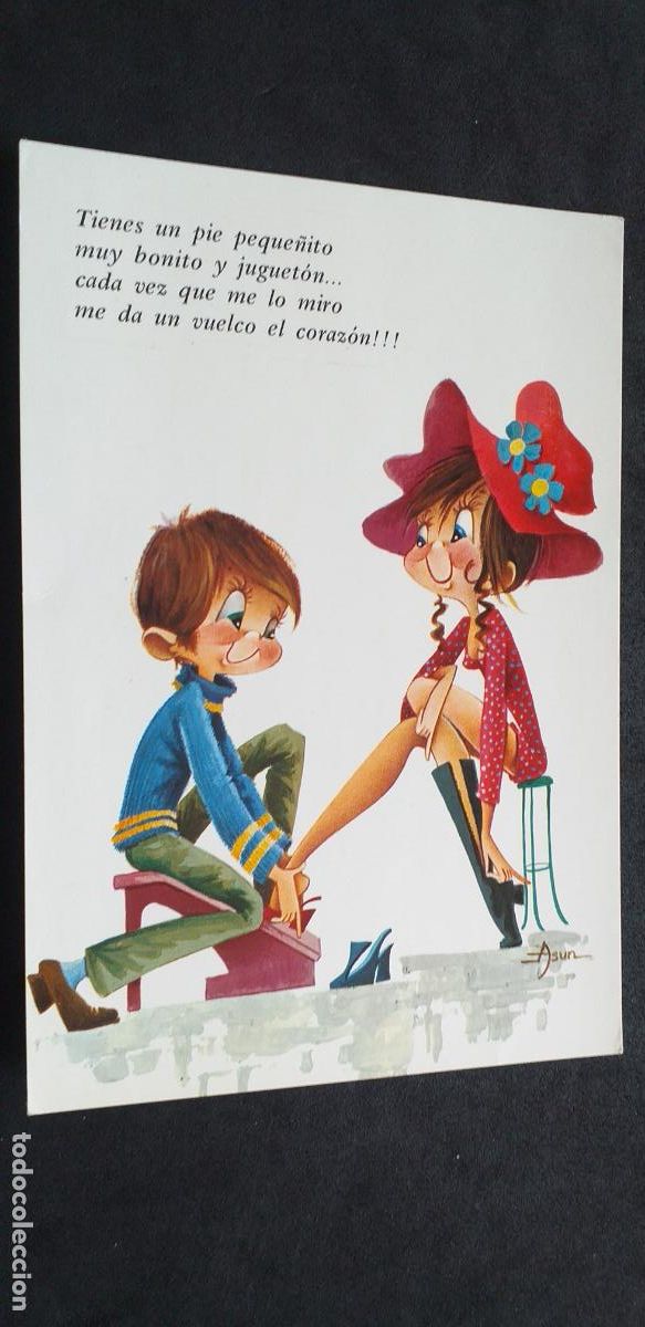 Postales: DIBUJOS-V18-IV-150X105mm.-PAREJAS-ESCRITA..