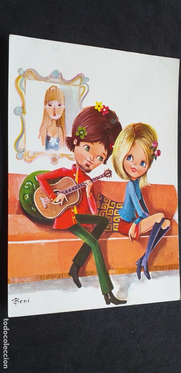 Postales: DIBUJOS-V18-IV-150X105mm.-PAREJAS-ESCRITA..