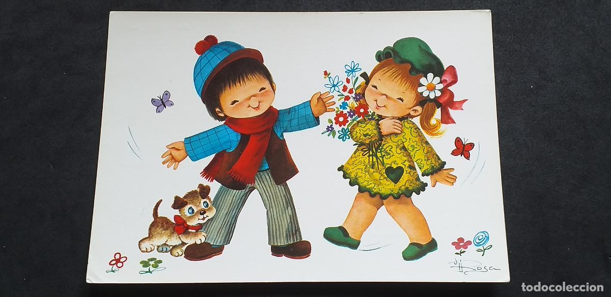 Postales: DIBUJOS-V18-IV-150X105mm.-PAREJAS-ESCRITA