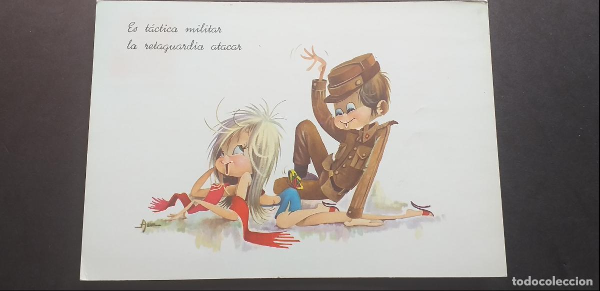 Postales: DIBUJOS-V18-V-150X105mm.-DE LA MILI-CIRCULADA