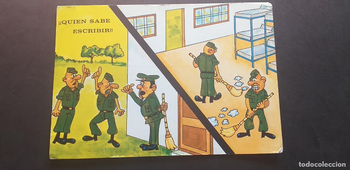 Postales: DIBUJOS-V18-V-150X105mm.-DE LA MILI-CIRCULADA.