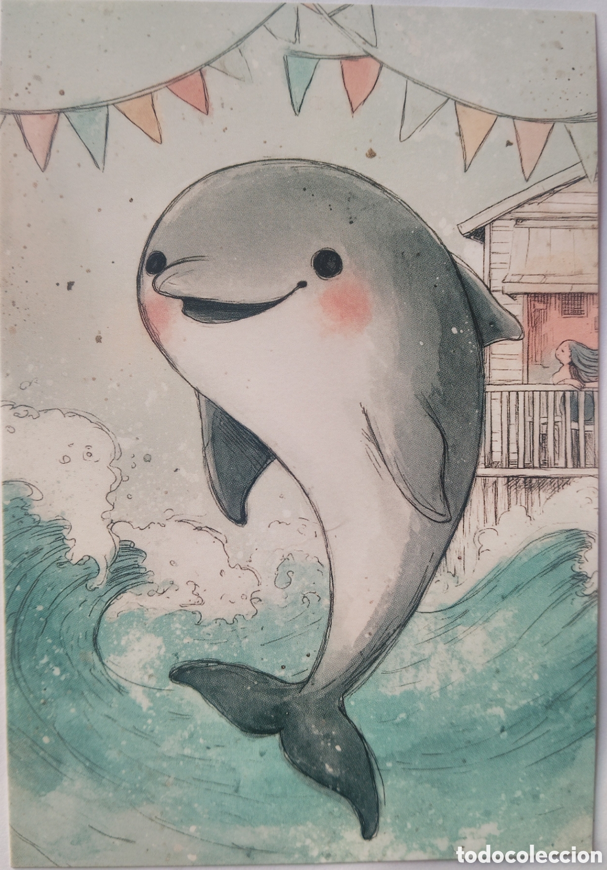 Postales: POSTAL - DELF&Iacute;N OLAS