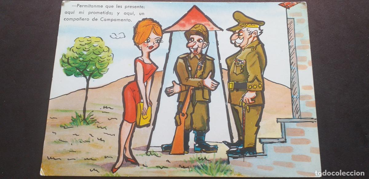 Postales: DIBUJOS-V18-V-150X105mm.-DE LA MILI-CIRCULADA