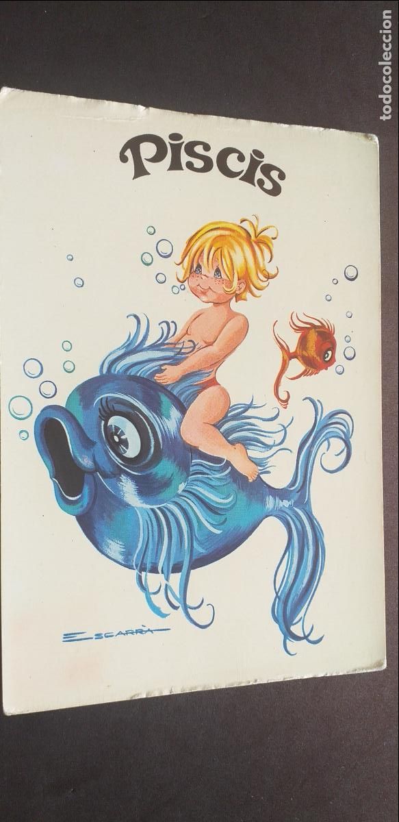 Postales: DIBUJOS-V18-V-150X105mm.-HOROSCOPO-ESCRITA