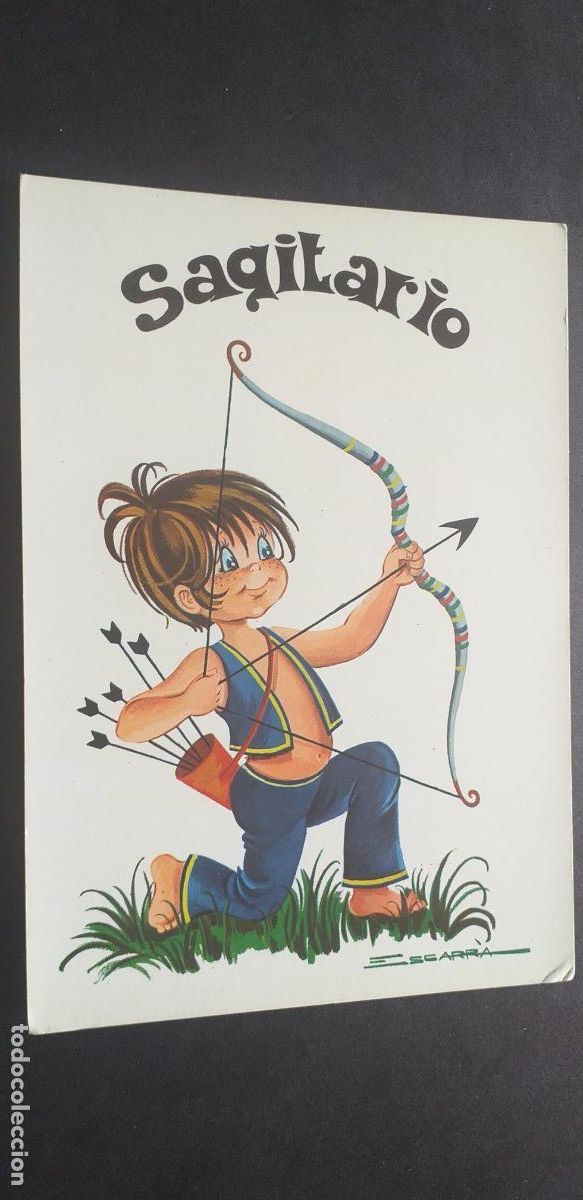 Postales: DIBUJOS-V18-V-150X105mm.-HOROSCOPO-ESCRITA
