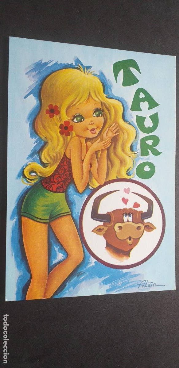 Postales: DIBUJOS-V18-V-150X105mm.-HOROSCOPO-ESCRITA