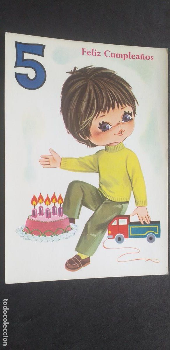 Postales: DIBUJOS-V18-V-150X105mm.-FELIZ CUMPLEA&Ntilde;OS-NO ESCRITA..