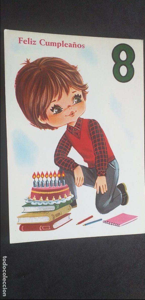 Postales: DIBUJOS-V18-V-150X105mm.-FELIZ CUMPLEA&Ntilde;OS-NO ESCRITA.