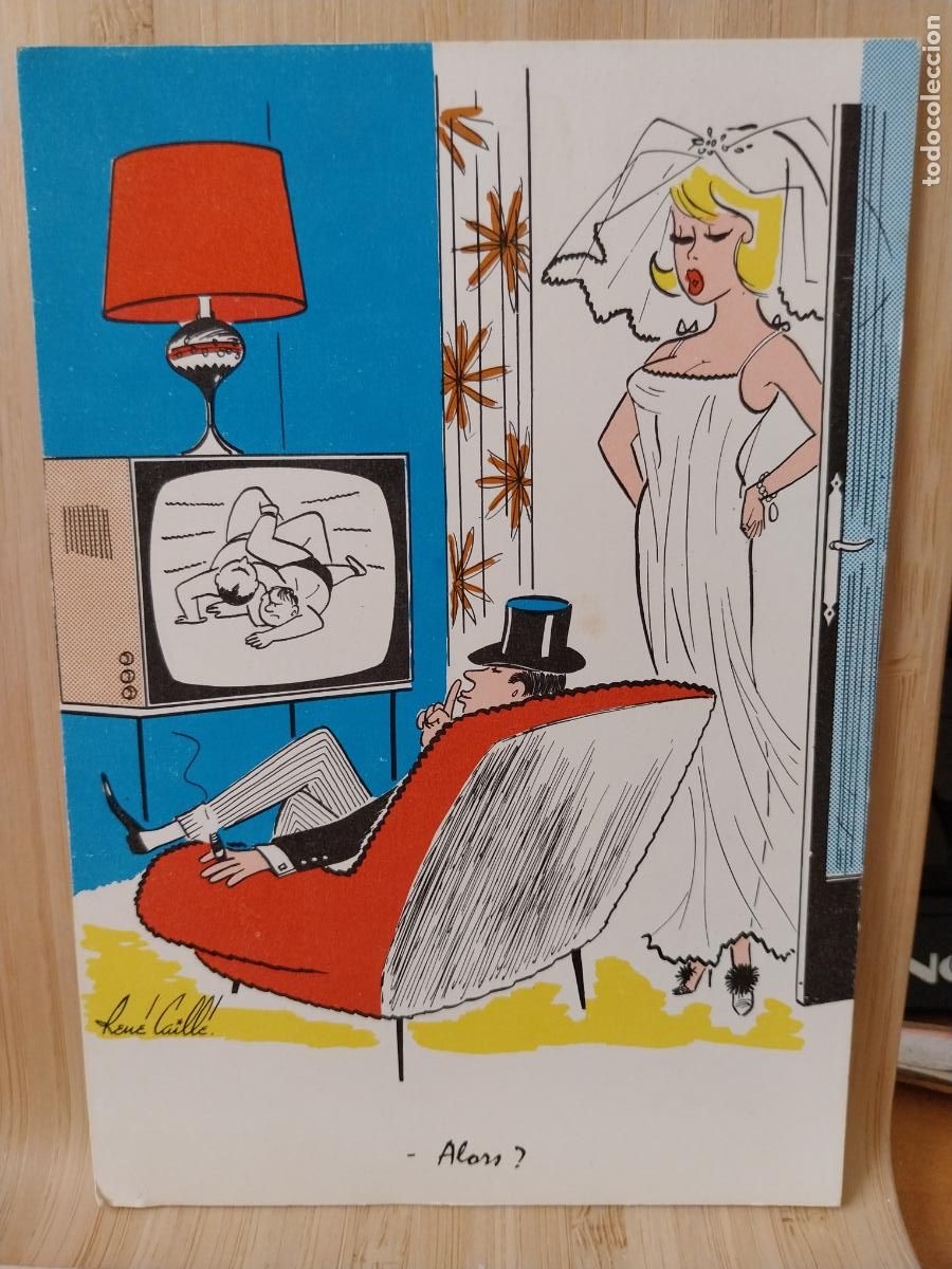 Postales: ILUSTRACION RENE CAILLE ADULTOS TV ED BAZEMONT SC ORIGINAL